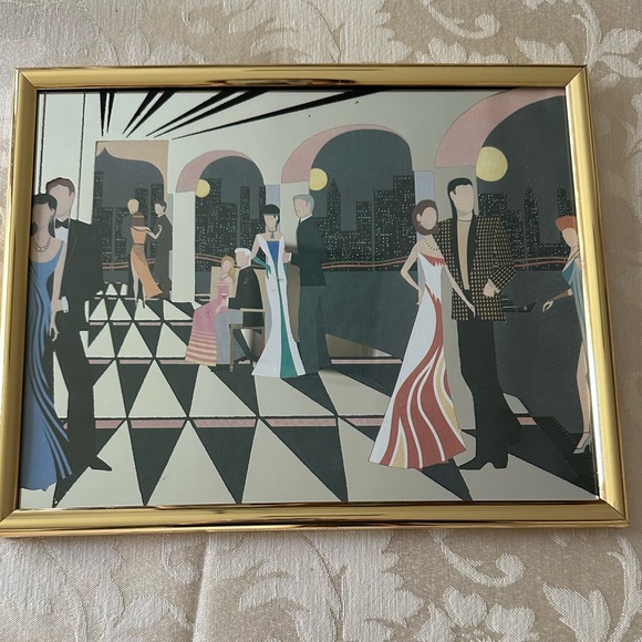 Vintage framed picture - Picture 1 of 1